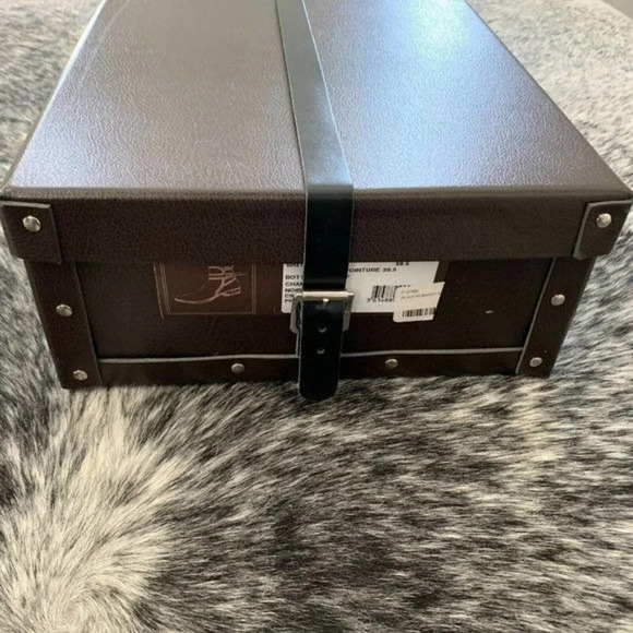 Alaia Black Suede Grommet Ankle Boots Size 39.5 - Picture 12 of 13